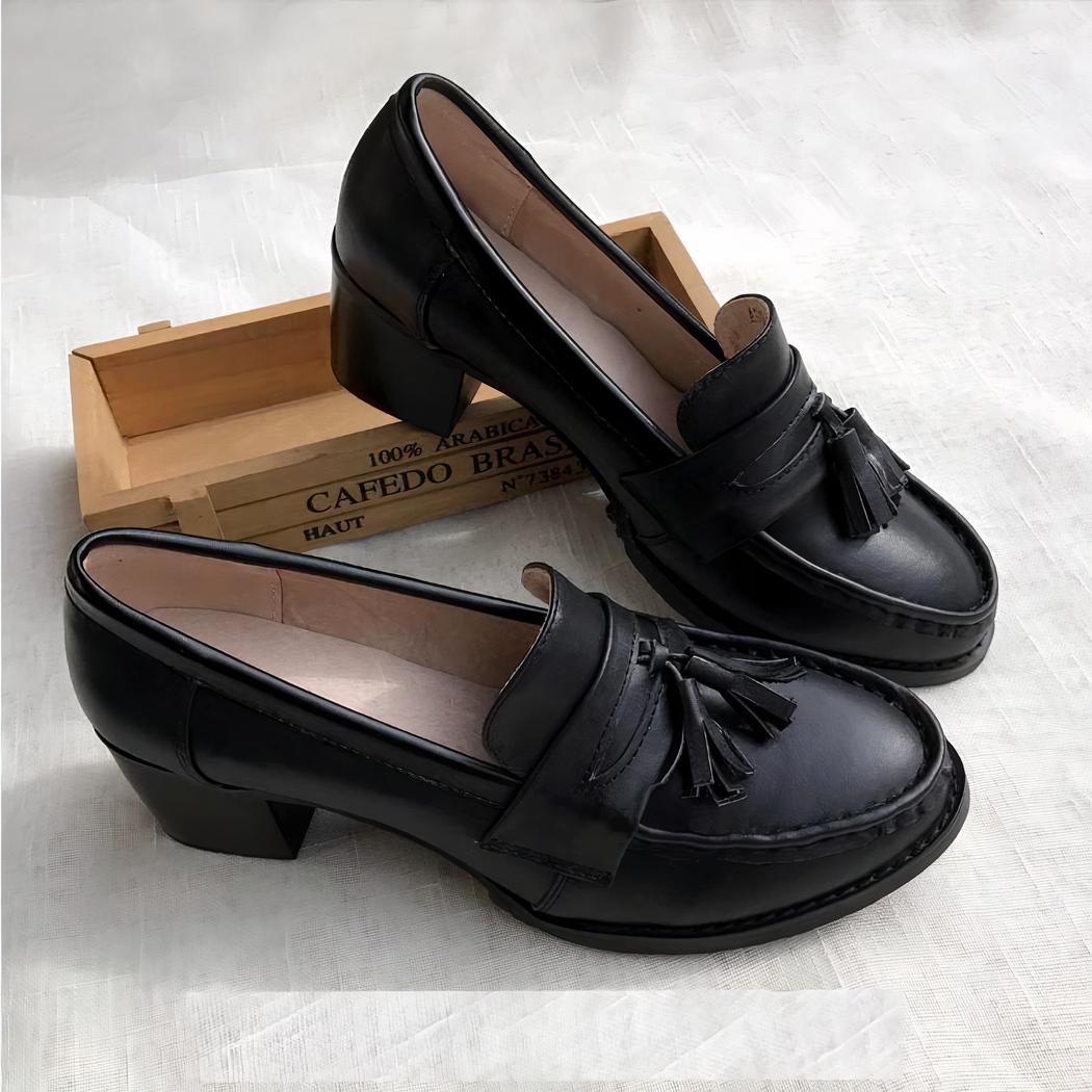 ladies leather shoes